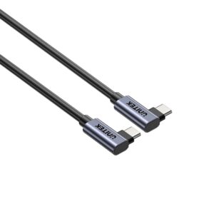 UNITEK C14147ABK01-1M - USB C 90°/90° PD 100W M/M 1M - Image 2