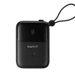 „Havit PB5215“ 10000 mAh maitinimo bankas Juoda - Image 3