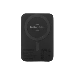 Native Union (Re)Classic Magnetic Power Bank 10000mAh -juodos spalvos - Image 4