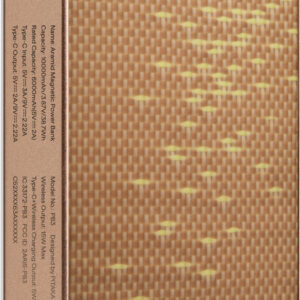 Pitaka Power Bank Qi2, 10 000 mAh, Golden Glint - Image 4