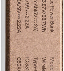 Pitaka Power Bank Qi2, 10 000 mAh, Golden Glint - Image 6