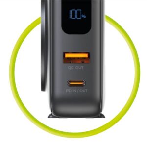 Mobile Origin PowerBank & Kelioninis įkroviklis, Lightning/USB-C kabelis, MagSafe Apple Watch/Apple iPhone Compatible, juodos spalvos - Image 14