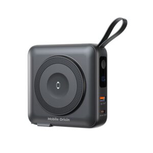 Mobile Origin PowerBank & Kelioninis įkroviklis, Lightning/USB-C kabelis, MagSafe Apple Watch/Apple iPhone Compatible, juodos spalvos - Image 17