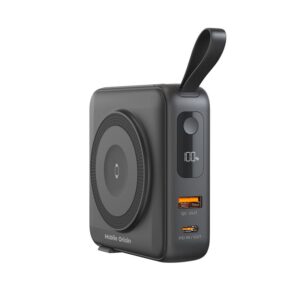 Mobile Origin PowerBank & Kelioninis įkroviklis, Lightning/USB-C kabelis, MagSafe Apple Watch/Apple iPhone Compatible, juodos spalvos - Image 8