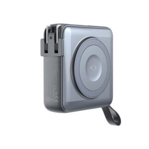 Mobile Origin PowerBank & Kelioninis įkroviklis, Lightning/USB-C kabelis, MagSafe/Apple Watch/Apple iPhone Compatible, pilkos spalvos - Image 20