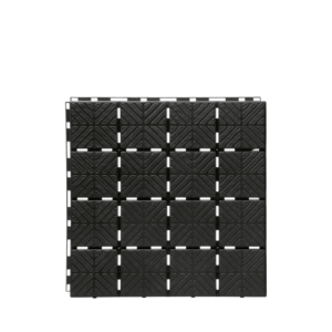 PROSPERPLAST VEJOS KORIO PLOKŠTĖ EASY SQUARE – JUODA 9 vnt. 1,5m2