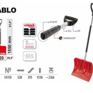 PROSPERPLAST SNIEGO KASTUVAS DIABLO ALIUMININIS KOTAS