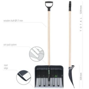 PROSPERPLAST SNIEGO KASTUVAS 41 ECO JUODAS