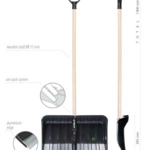 PROSPERPLAST SNIEGO KASTUVAS ALPINUS ECO ALIUMININE JUOSTA