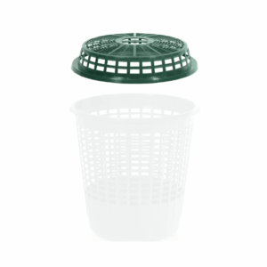 PROSPERPLAST ŠIUKŠLIADĖŽĖS DANGTIS ŽALIAS CAGE 60L