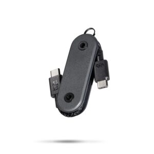 Native Union Pocket kabelis (USB-C - USB-C), juodos spalvos