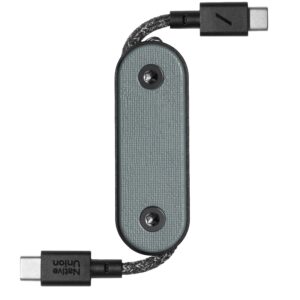 Native Union Pocket kabelis (USB-C - USB-C), slate žalios spalvos - Image 4