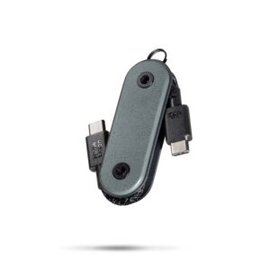 Native Union Pocket kabelis (USB-C - USB-C), slate žalios spalvos