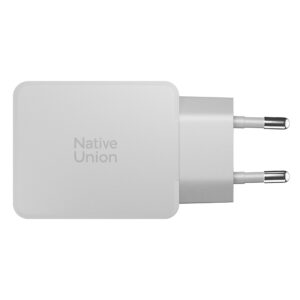 Native Union Pocket GaN įkroviklis PD 65W (2x USB C), baltos spalvos - Image 3