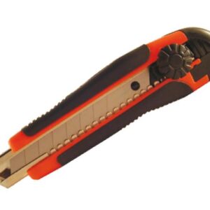 TAPETŲ PEILIS 18mm PROFI SU SUKAMU FIKSATORIUMI