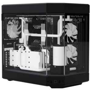 Hyte Y60 PC Case, Mid Tower, Tempered Glass - Black - Image 2