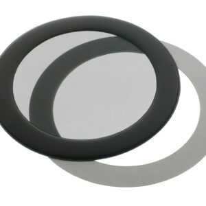 DEMCiflex dulkių filtras 80 mm, apvalus - juodas/juodas