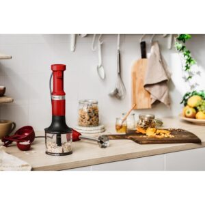 KitchenAid 5KHBV83EER Panardinamas maišytuvas 180 W Raudona, Nerūdijančiojo plieno - Image 3