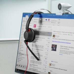 HP Poly „Poly Blackwire 5220 Stereo“ „USB-C“ ausinės + 3,5 mm kištukas + „USB-C/A“ adapteris