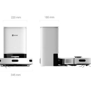 Autonominis dulkių siurblys EZVIZ RE5 PLUS valymo robotas (CS-RE5P-TWT2) Balta - Image 3