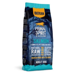 PRIMAL SPIRIT Iberian 70% Lašiša – pusiau drėgnas šunų maistas – 12 kg
