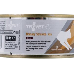 Trovet ASD Urinary Struvite su jautiena - drėgnas kačių maistas - 100 g - Image 3