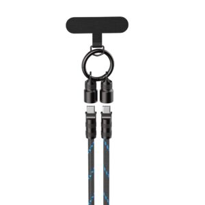 Havit CB6340 - Įkrovimo laidas, 1,2 m (juodas/mėlynas) - Image 3