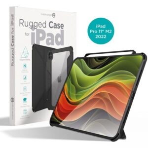 Mobile Origin Rugged dėklas, juodos spalvos - Apple iPad Pro 11" M2 2022 4th gen