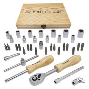ROCKFORCE RAKTŲ RINKINYS 1/4" 38 vnt.