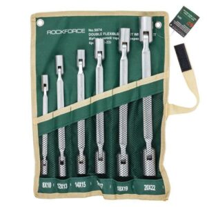 ROCKFORCE ŠARNYRINIS GALVUTĖS RAKTŲ RINKINYS 6 vnt. 8-22mm