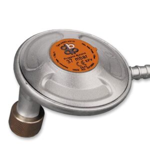 BRADAS DUJŲ SLĖGIO REGULIATORIUS KAMPINIS RGA310- 299, 37mbar, 1,5kg/h
