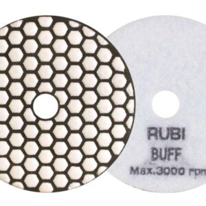 RUBI POLIRAVIMO PADAS 100mm BLIZGESIUI, SAUSAM POLIRAVIMUI