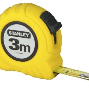 STANLEY RULETĖ 3m plaSTANLEY 30-487 KORTELĖ