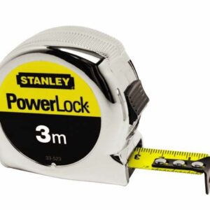 STANLEY RULETĖ 3mx19mm MICRO POWERLOCK KORTELĖ