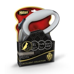 HILTON Smart dog XL (40kg) - automatinis pavadėlis - ruda-smėlio - 7 m