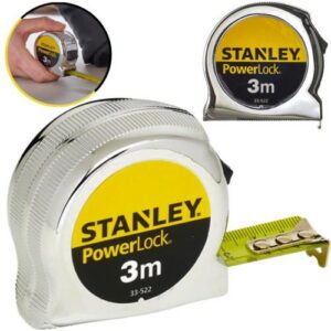 STANLEY RULETĖ 3mx19mm MICRO POWERLOCK