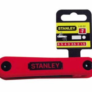 STANLEY SULANKSTOMI ŠEŠIAKAMPIAI RAKTAI 7 vnt. 1.5-6 mm