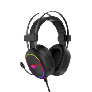 Havit GAMING HEADPHONE RGB BLACK 2016D Laisvų rankų įranga Vielinis Su lankeliu Žaidimams Juoda - Image 3