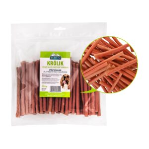 PETITTO Soft rabbit fingers - skanėstas šuniui - 500g