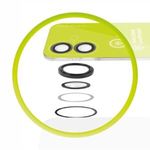 Mobile Origin Sapphire Lens Guards kameros apsauga, juodos spalvos - Apple iPhone 17 - Image 13