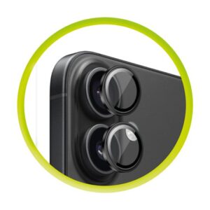 Mobile Origin Sapphire Lens Guards kameros apsauga, juodos spalvos - Apple iPhone 17 - Image 7