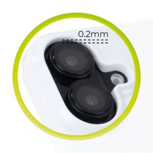 Mobile Origin Sapphire Lens Guards kameros apsauga, juodos spalvos - Apple iPhone 17 - Image 8