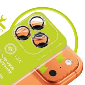 Mobile Origin Sapphire Lens Guards kameros apsauga, skaidri - Apple iPhone 17 - Image 6