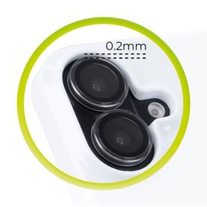 Mobile Origin Sapphire Lens Guards kameros apsauga, skaidri - Apple iPhone 17 Pro / 17 Pro Max - Image 16