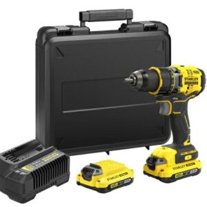 STANLEY AKUMULIATORINIS SUKTUVAS 18V V20 SFMCD720D2K 80Nm 2x2,0Ah+LAGAMINAS ...