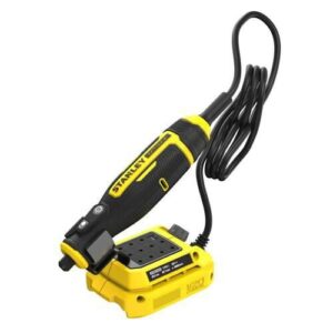 STANLEY MINI ŠLIFUOKLIS-GRAVIRUOKLIS V20 +33 PRIEDAI 6700-34 000 APS./MIN.