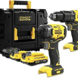 STANLEY V20 SFMCK461D2S RINKINYS (SFMCD715 + SFMCF810B) 2x2,0Ah TSTAK