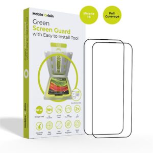 Mobile Origin Screen Guard su Easy Aplikatoriumi, 2 pack - Apple iPhone 16