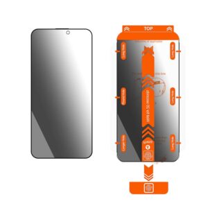 Mobile Origin Screen Guard Privacy ekrano apsauga su privatumo filtru, su Easy Aplikatoriumi, 2 pack - Apple iPhone 15 Pro Max - Image 8