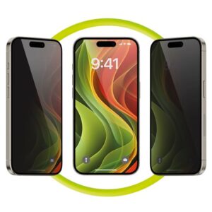 Mobile Origin Screen Guard Privacy ekrano apsauga su privatumo filtru, su Easy Aplikatoriumi, 2 pack - Apple iPhone 16 Pro - Image 16